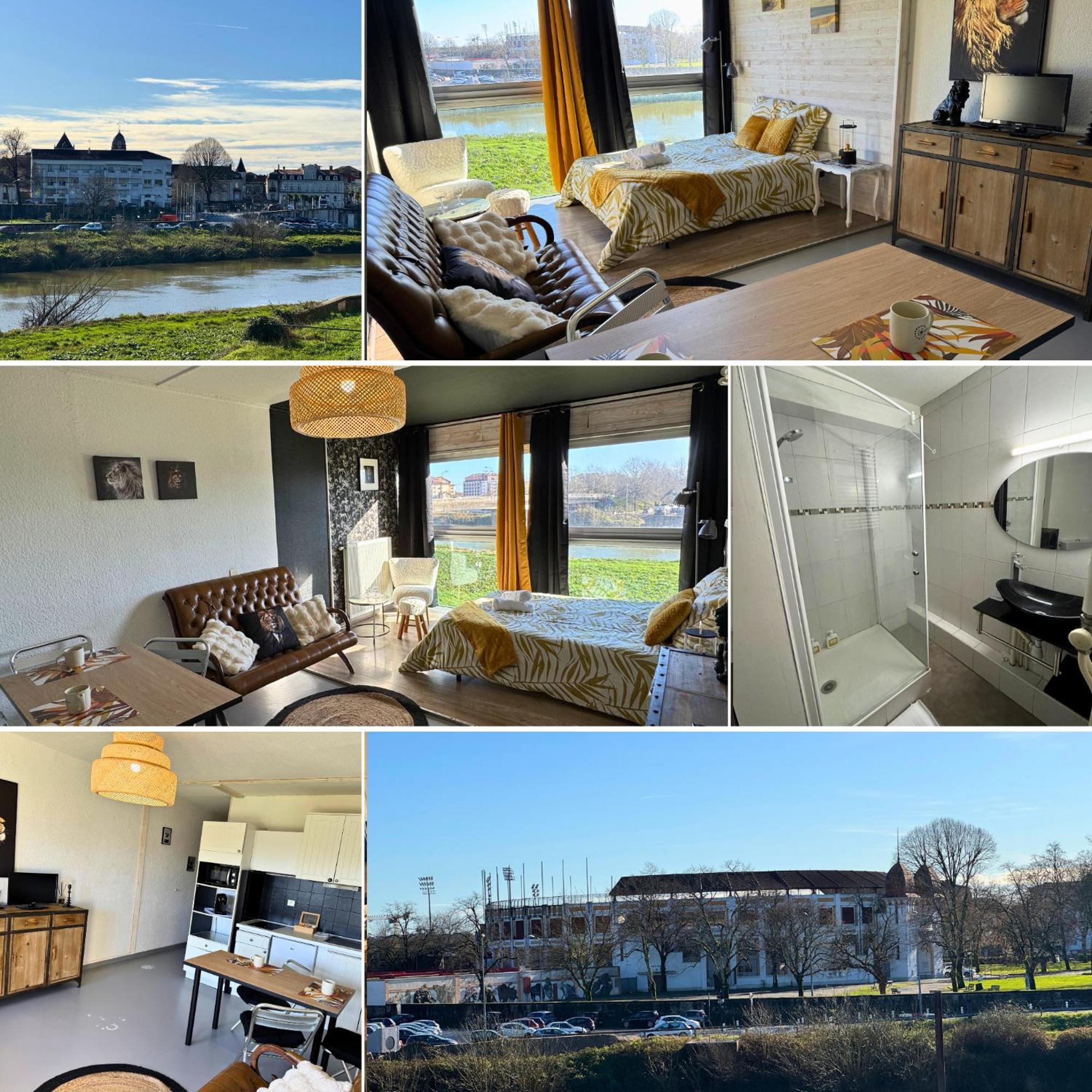 Majestic - Wifi - Parking - Vue Apartment Dax Exterior foto